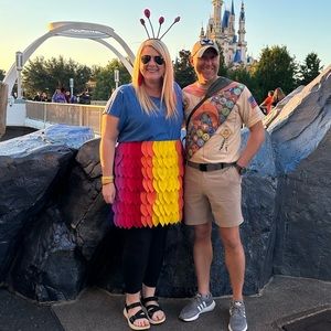 Homemade Kevin (from Up!) costume apron